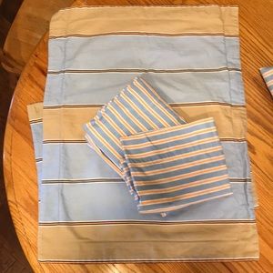 Pottery Barn Kids shams, pillowcase, twin sheet